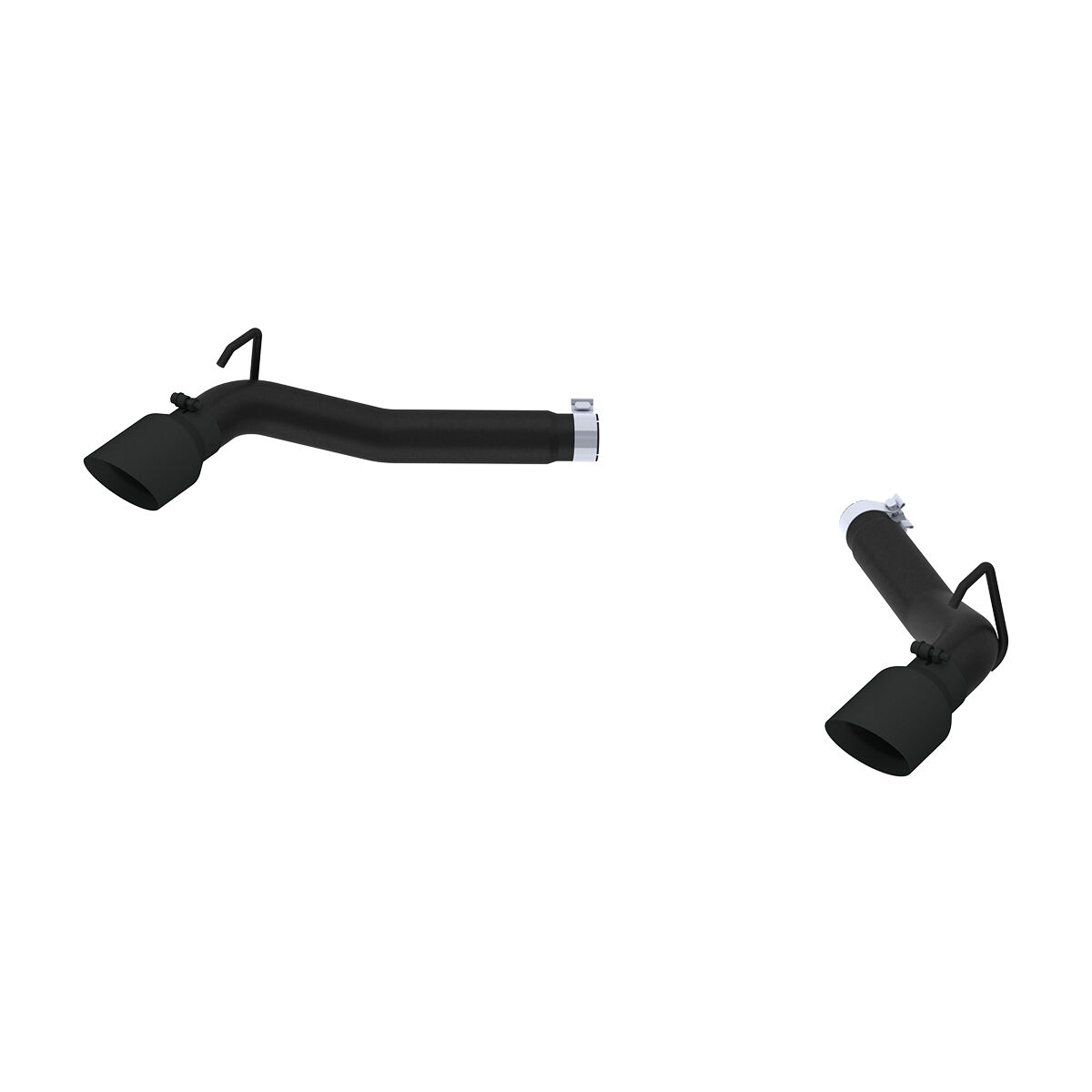 2012-2015 Chevrolet Camaro SS 6.2L V8 MBRP Exhaust 3in. Axle Back; Muffler Delete; Black Coated - S7019BLK