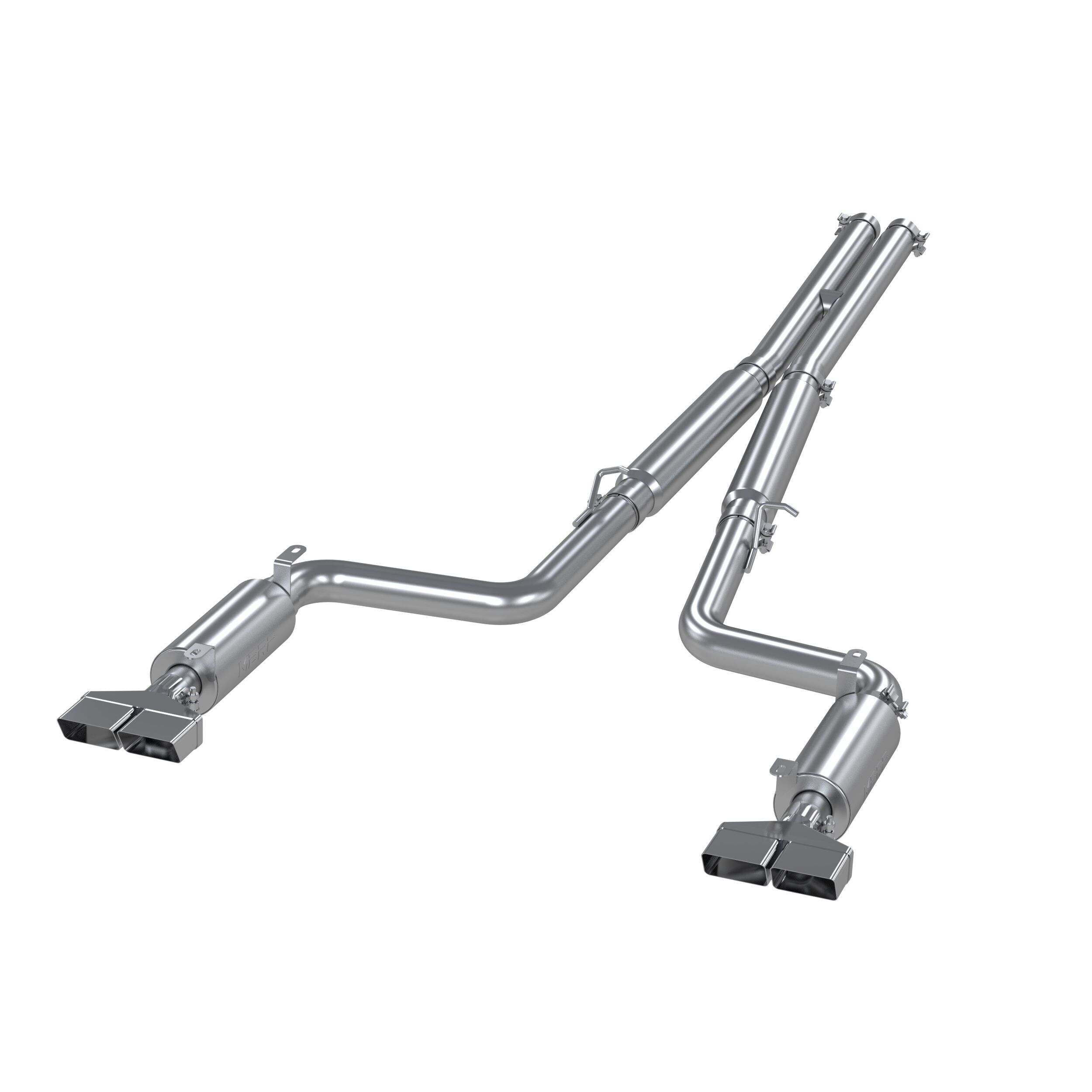 2009-2014 Dodge Challenger R/T 5.7L V8 MBRP Exhaust 3in. Cat Back; Dual Split Rear; T409 - S7104409