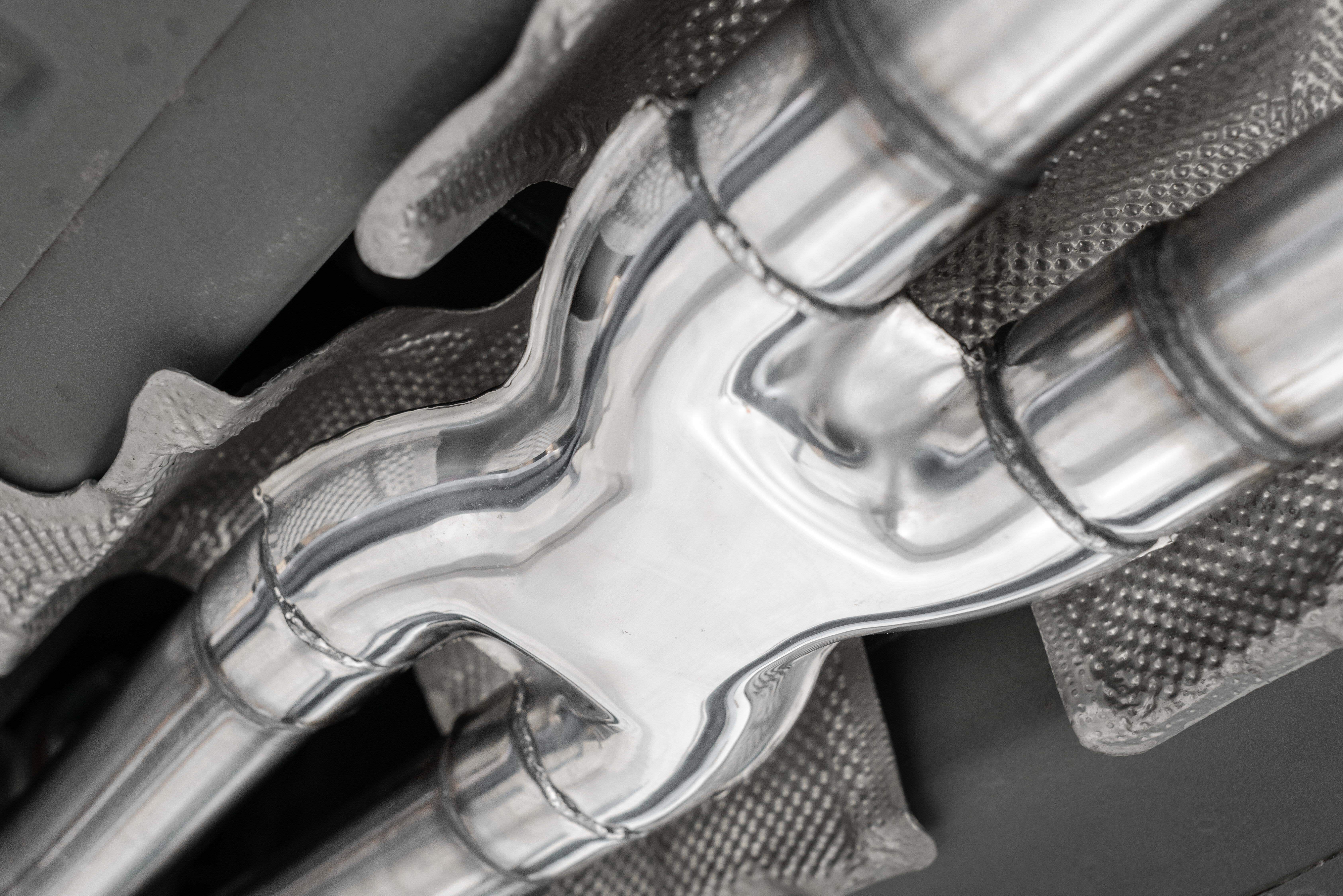 2015-2021 Dodge Challenger SXT 3.6L V6 MBRP Exhaust 2.5in. Cat Back; Dual Split Rear; Quad Tips T304
