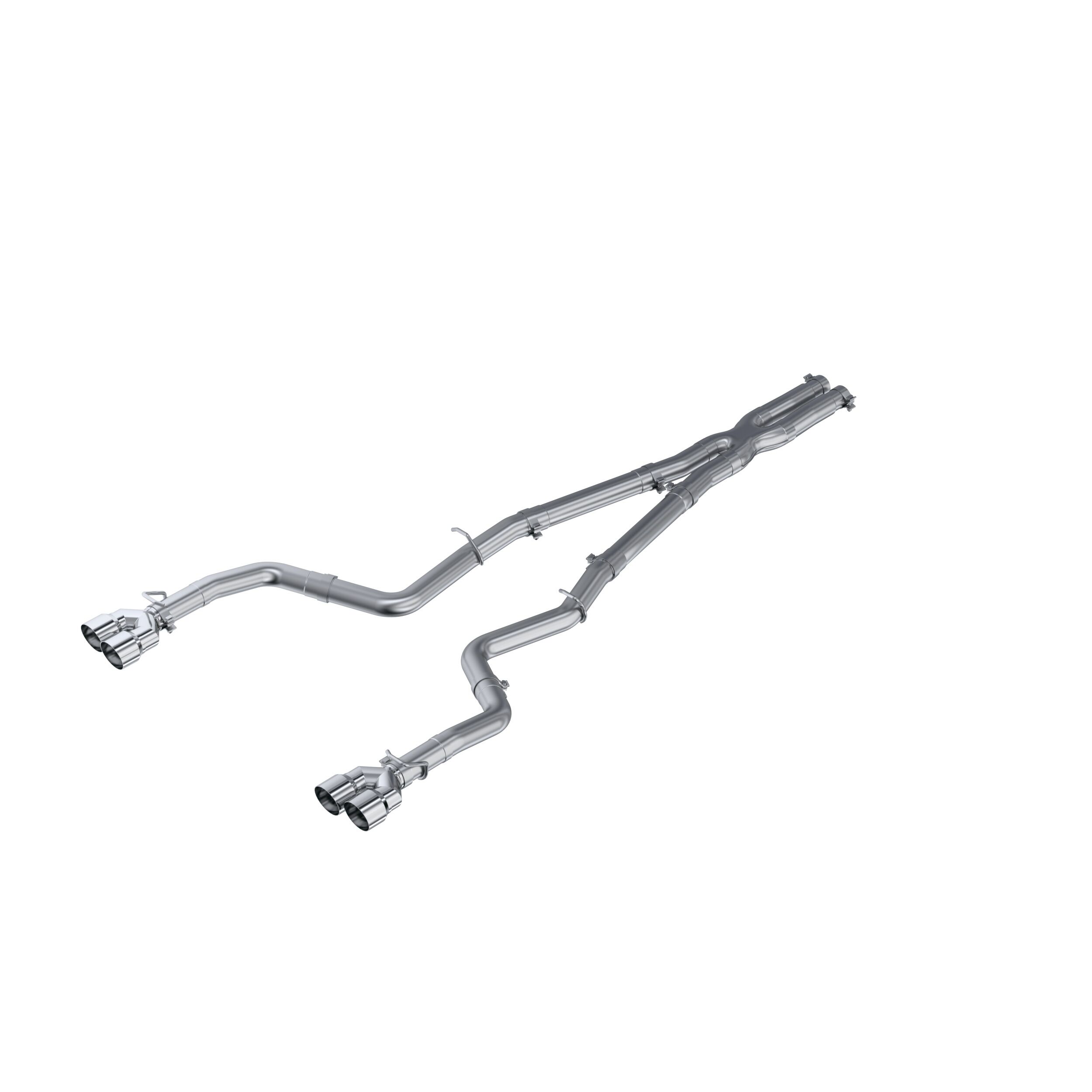2015-2016 Dodge Challenger R/T/R/T Plus 5.7L V8 MBRP Exhaust 3in. Cat Back; Dual Rear; Quad Tips - S7116AL