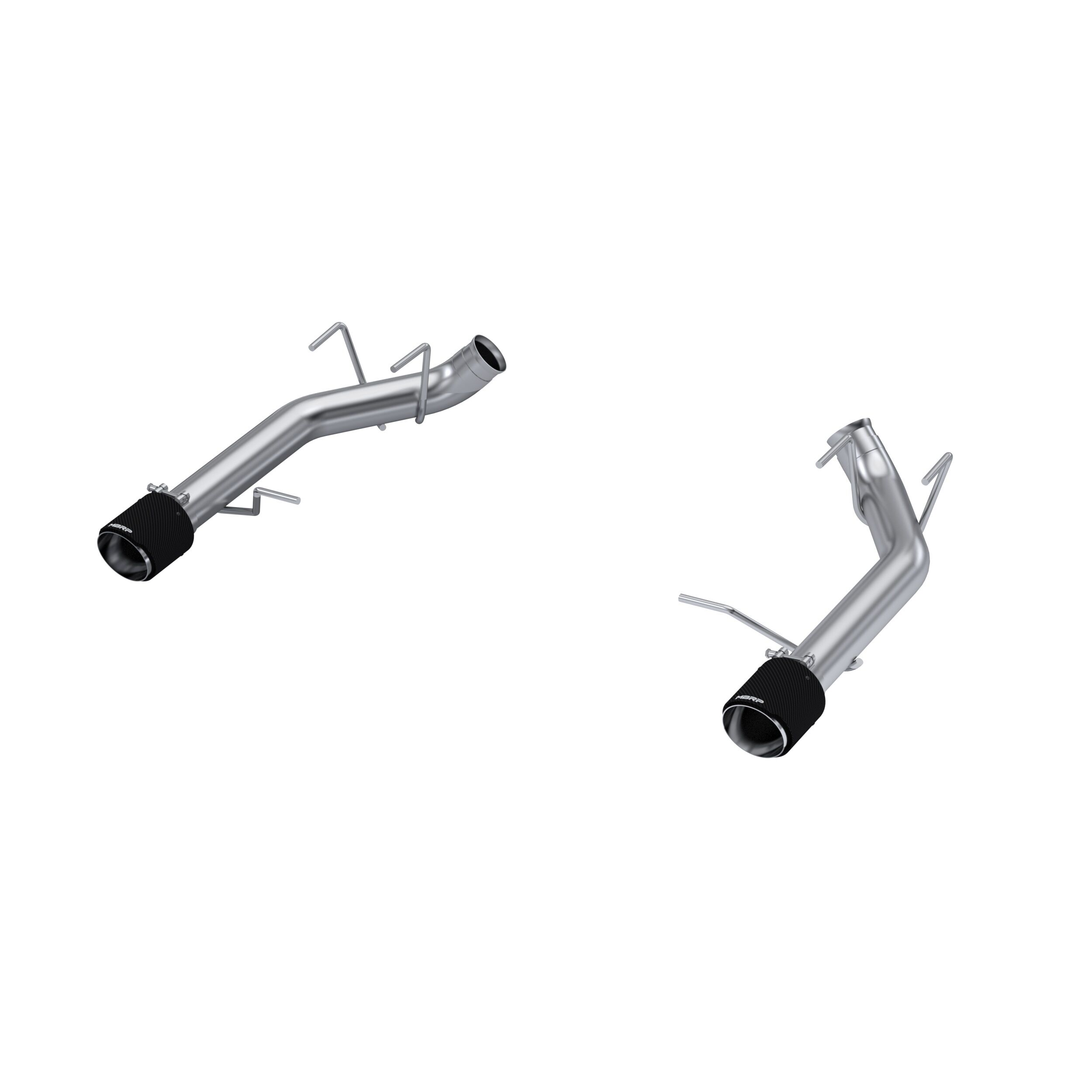 2012-2013 Ford Mustang GT 5.0L V8 MBRP Exhaust 3in. Dual Axle Back; T304 with CF Tips - S72033CF