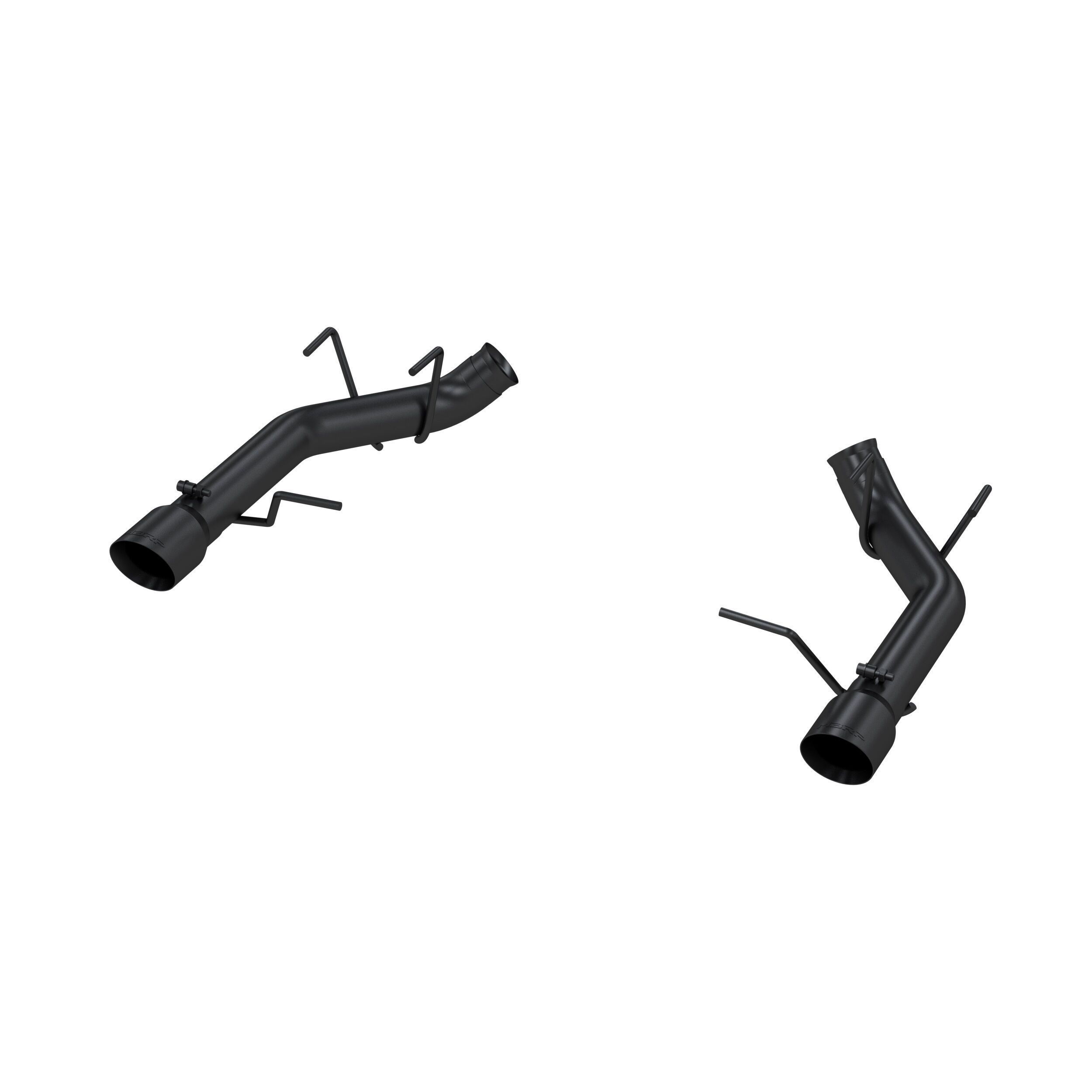 2012-2013 Ford Mustang GT 5.0L V8 MBRP Exhaust 3in. Dual Axle Back; Muffler Delete; Black Coated - S7203BLK