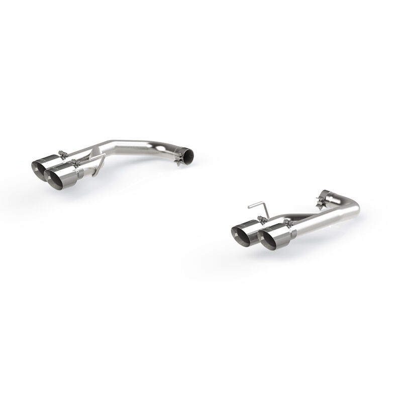 2019-2022 Ford Mustang GT/GT Premium 5.0L V8 MBRP Exhaust 2.5in. Axle Back; with Quad 4in. Dual Wall Tips; Non Active Exhaust; T304 - S7211304