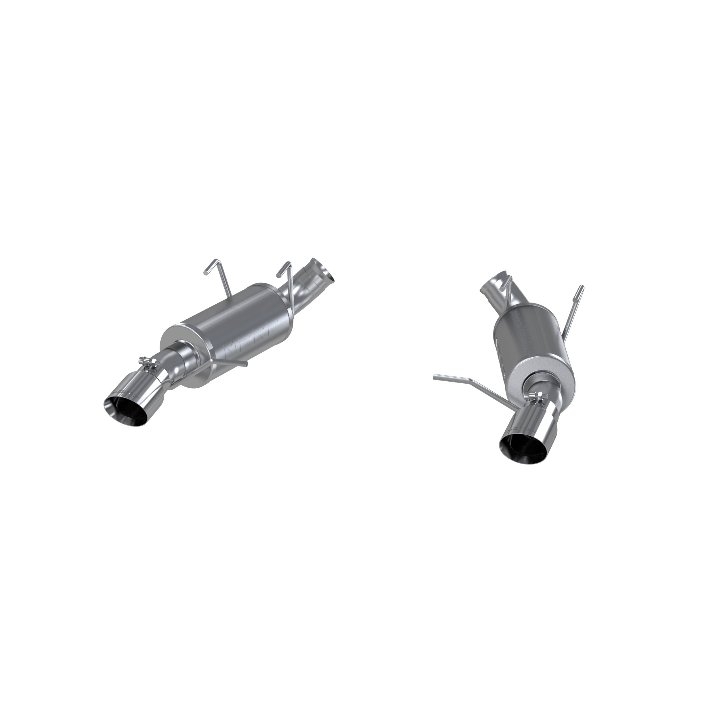 2012-2013 Ford Mustang GT 5.0L V8 MBRP Exhaust 3"" Dual Muffler Axle Back; Split Rear; AL - S7225AL