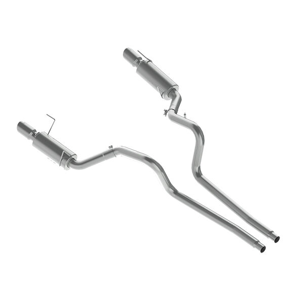 2005-2010 Ford Mustang GT 4.6L V8 MBRP Exhaust 3in. Cat Back; Dual Split Rear; Street Version; T409 - S7269409