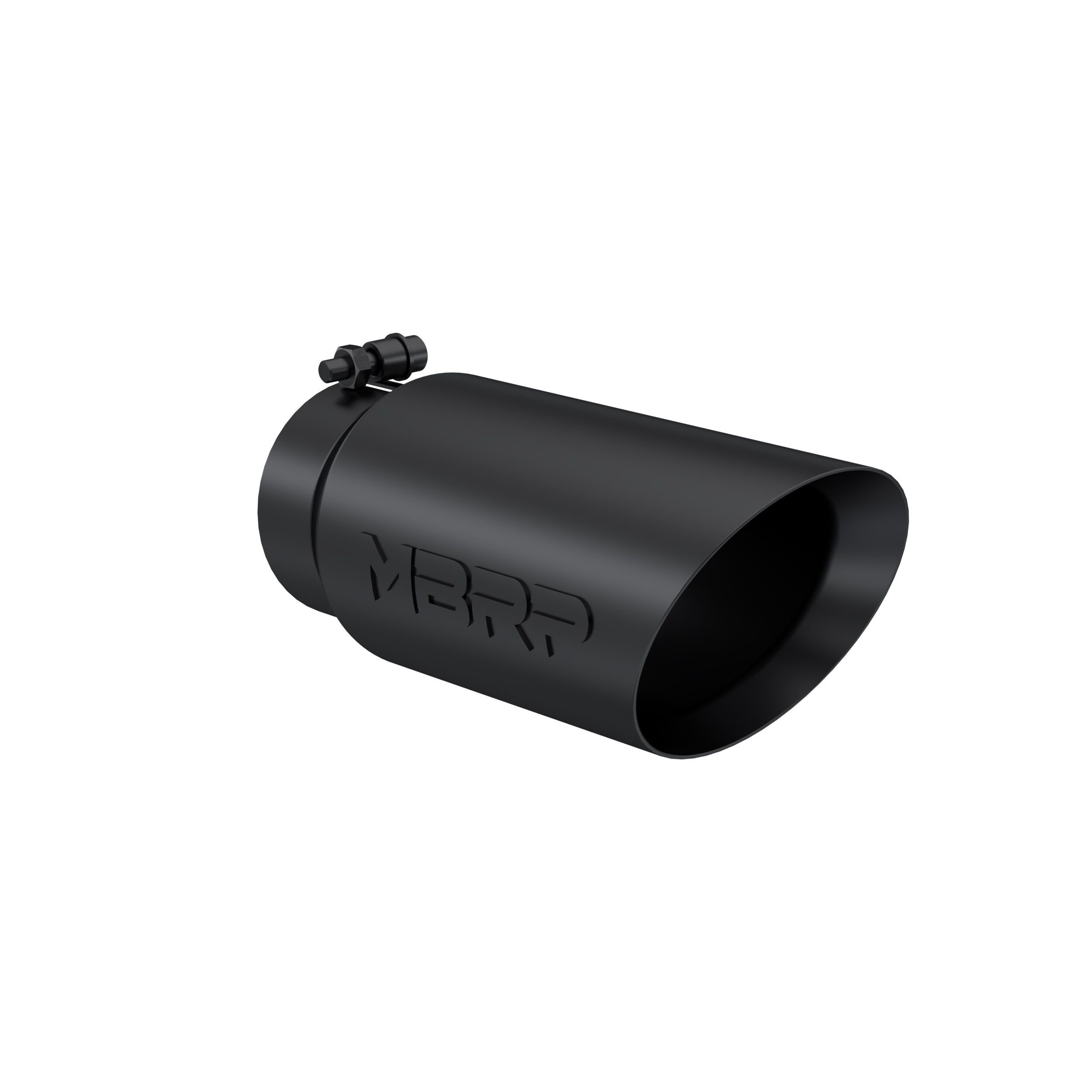 MBRP Exhaust T5053BLK Tip; 5in. O.D.; Dual Wall Angled; 4in. inlet 12in. Length; BLK - T5053BLK