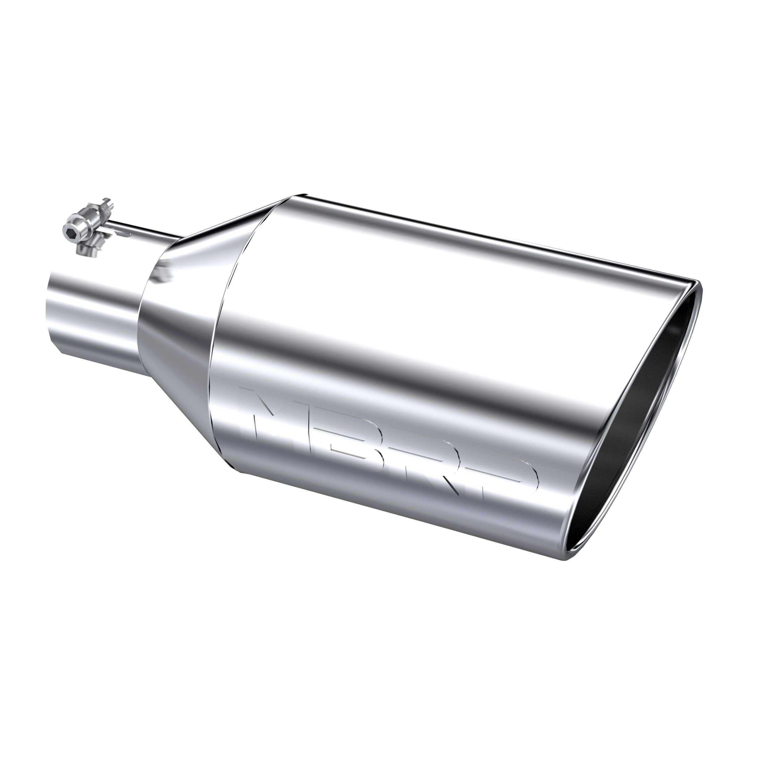 MBRP Exhaust T5128 Tip; 8in. O.D.; Rolled End; 4in. inlet 18in. in length; T304. - T5128