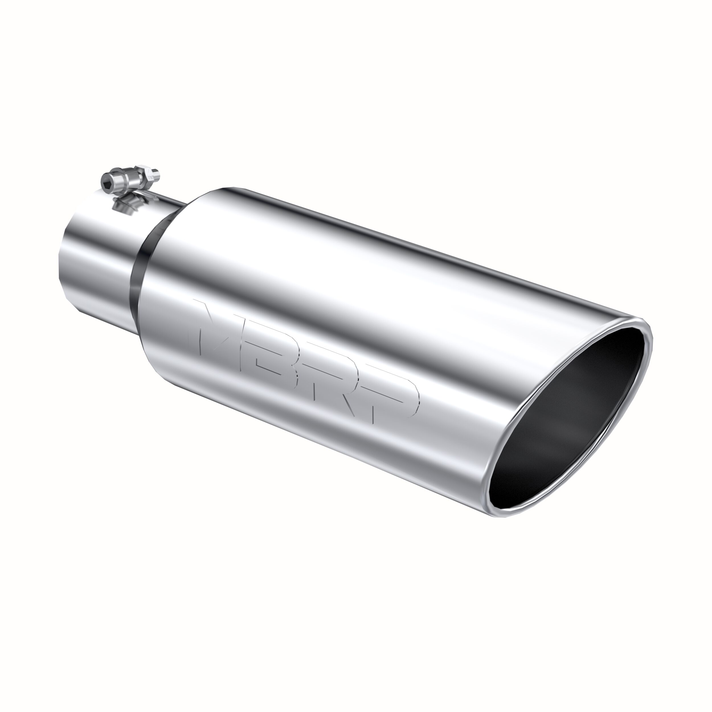 MBRP Exhaust T5130 Tip; 6in. O.D.; Rolled end; 4in. inlet 18in. in length; T304. - T5130