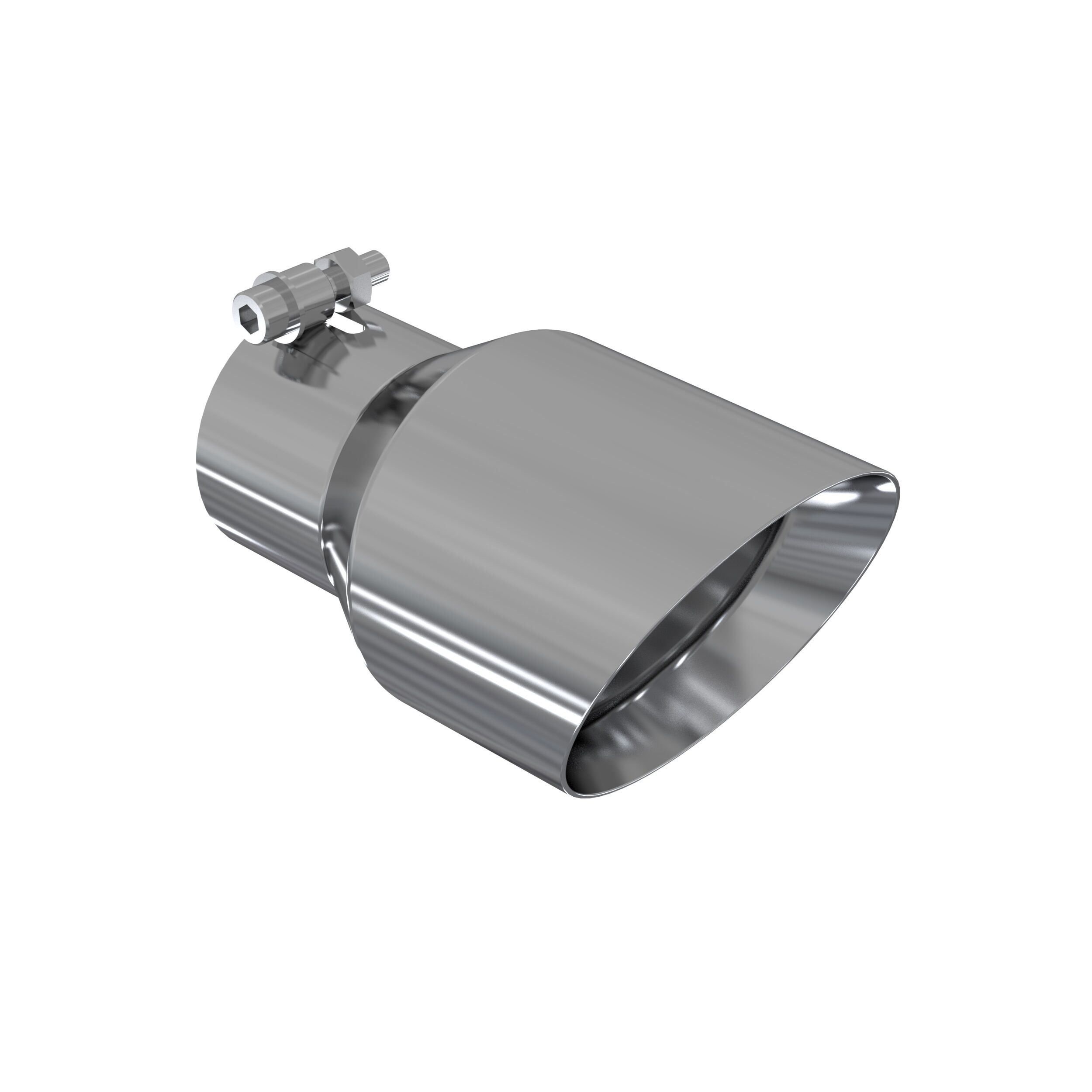 MBRP Exhaust T5151 3" ID; 4.5" OD; 8" Length; Dual Wall Angled; T304. - T5151