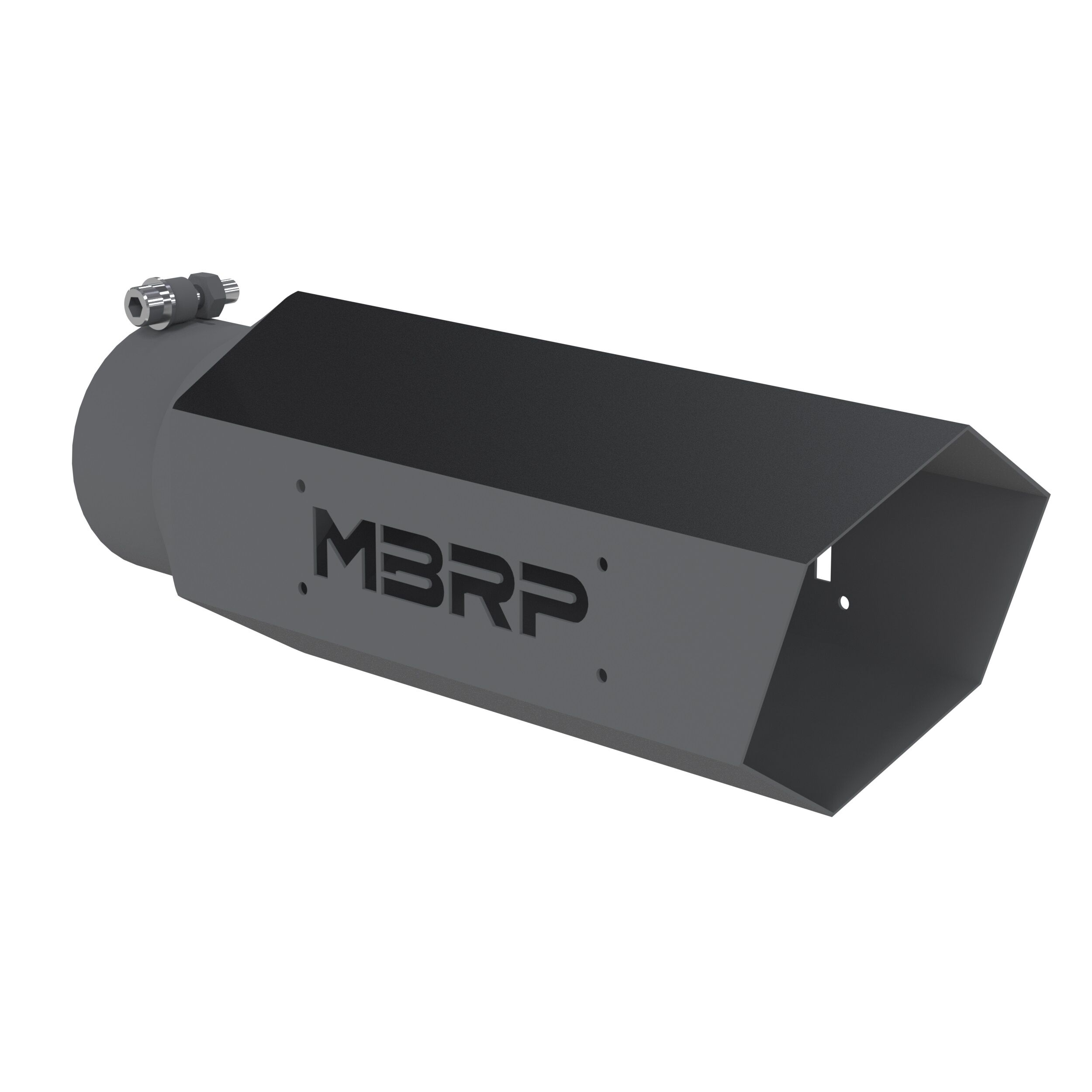 MBRP Exhaust Black Coated Hexagon Tip - T5165BLK