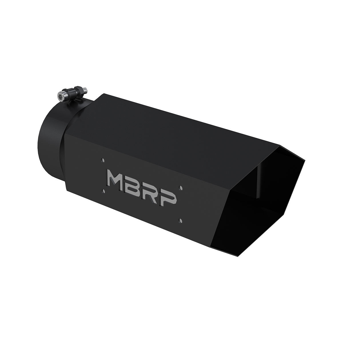 MBRP Exhaust T5166BLK MBRP Black Series Universal 5" Hexagon Shaped Tip. - T5166BLK