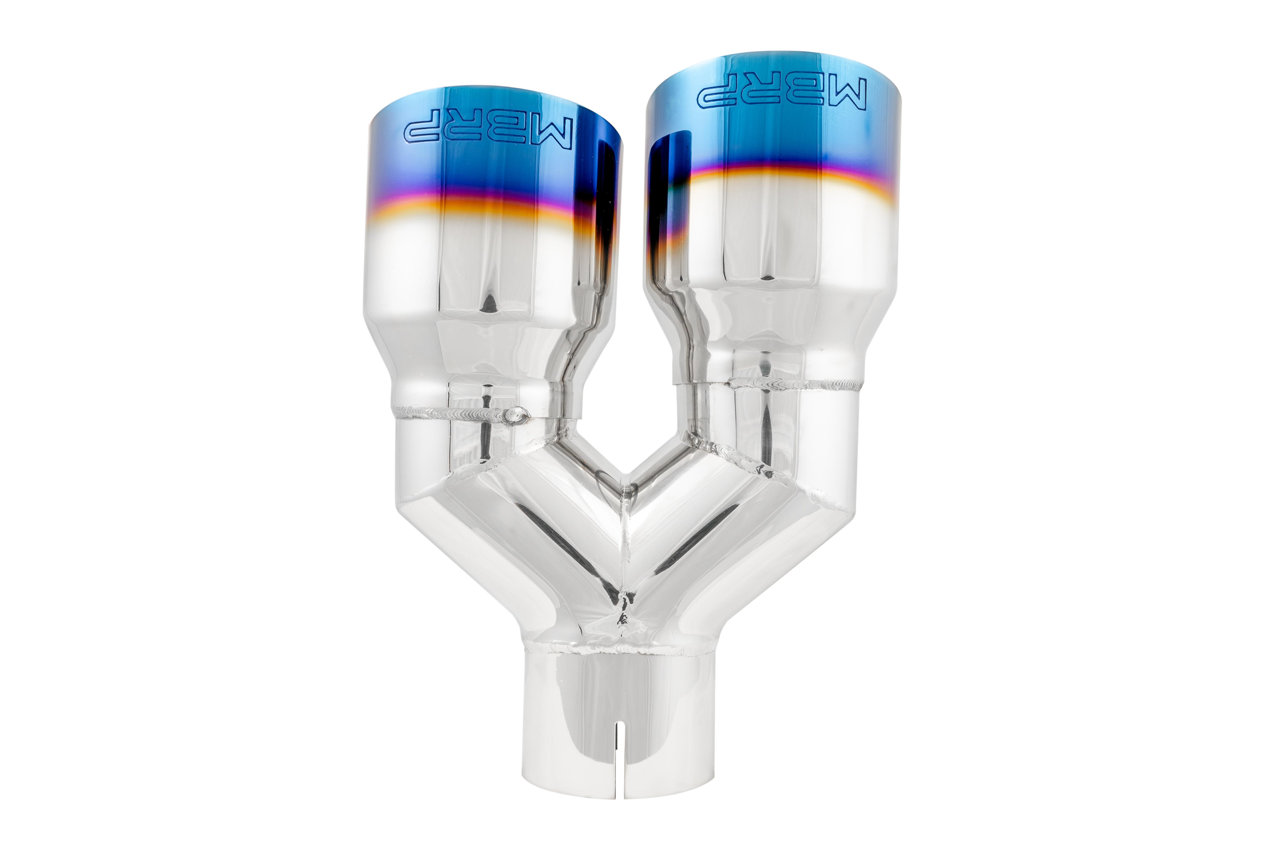 MBRP Exhaust T5170BE 2.5" Inlet Exhaust Tip. T304 Stainless Steel, Burnt End.