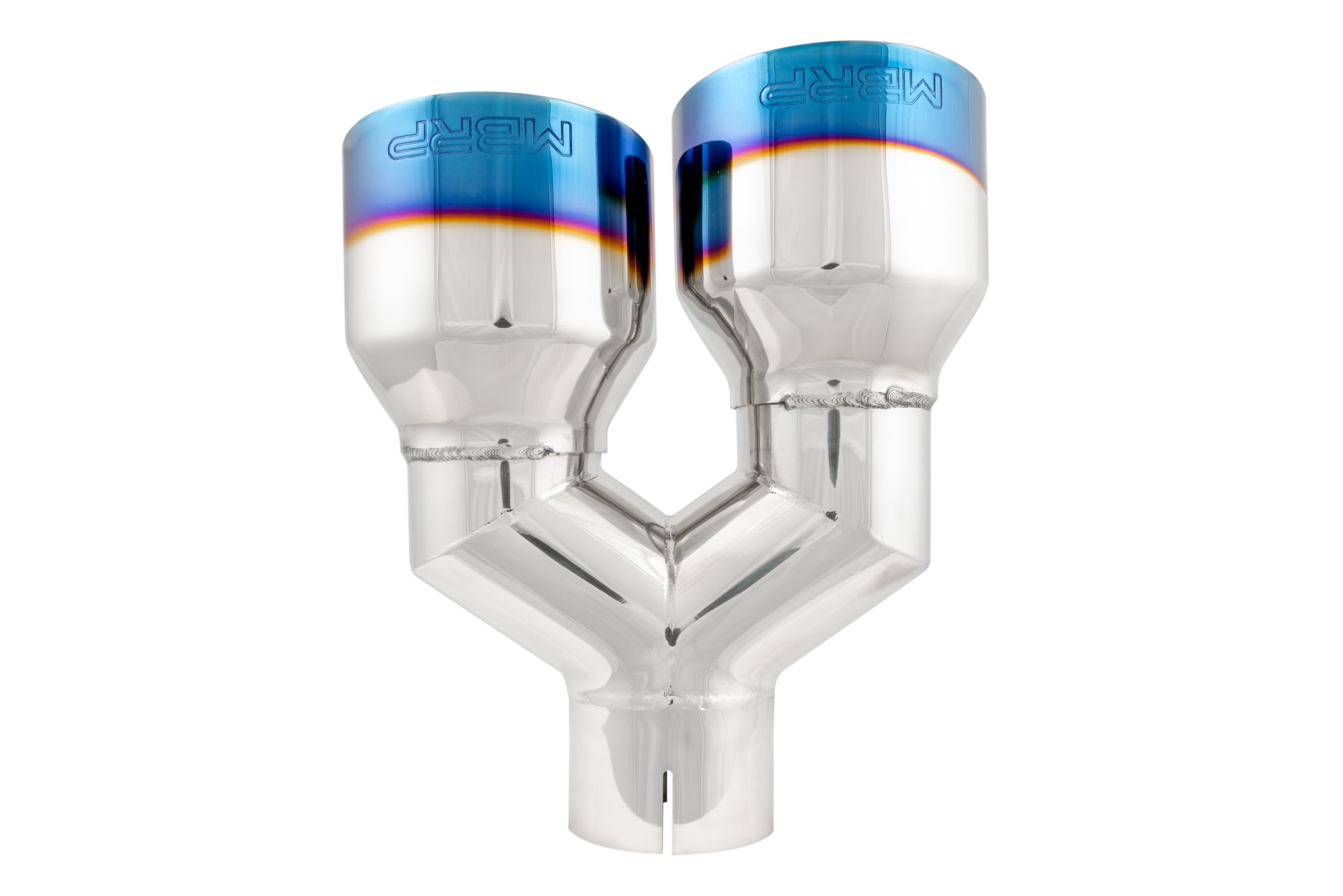 MBRP Exhaust T5177BE 2.5" Inlet Exhaust Tip. T304 Stainless Steel, Burnt End.