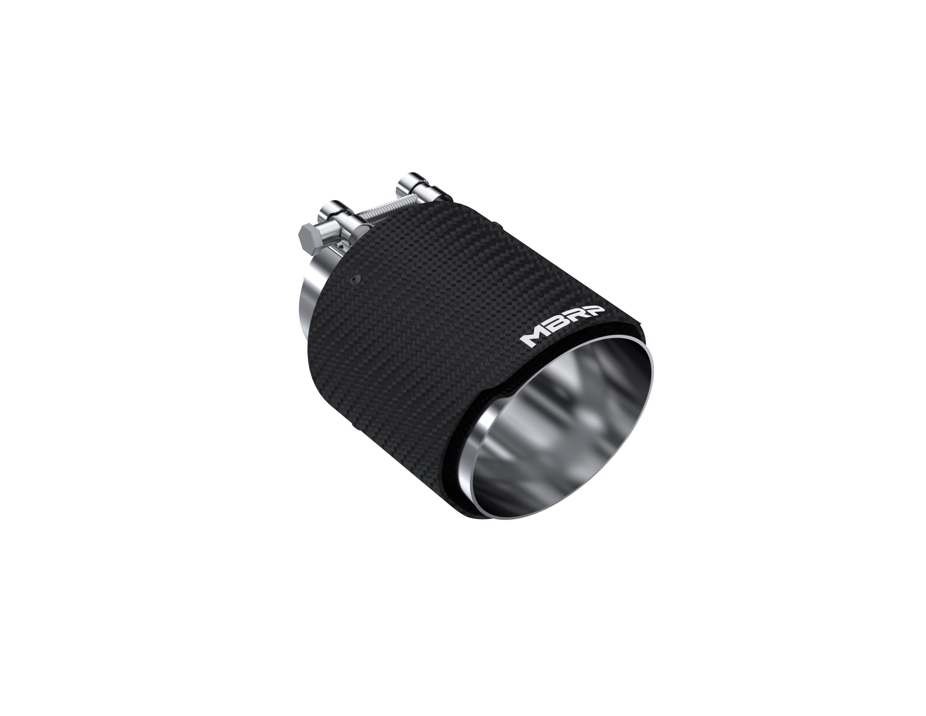 MBRP Exhaust T5180CF Tip; 4.5in. O.D Out; 3in. ID; Dual Wall; CF T304 - T5180CF
