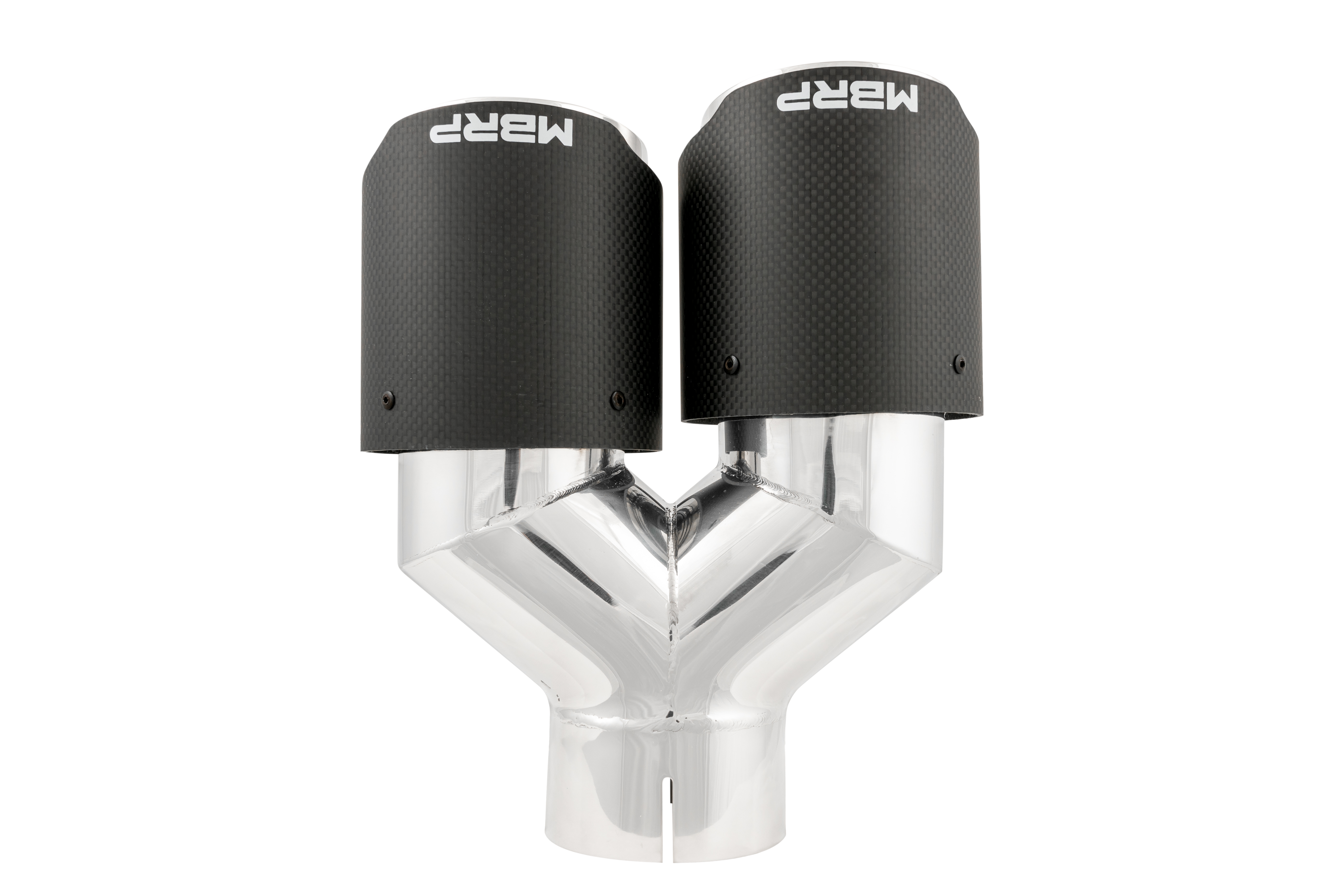 MBRP Exhaust T5182CF Tip; 4in. O.D Out; 3in. ID; Dual Wall; CF T304