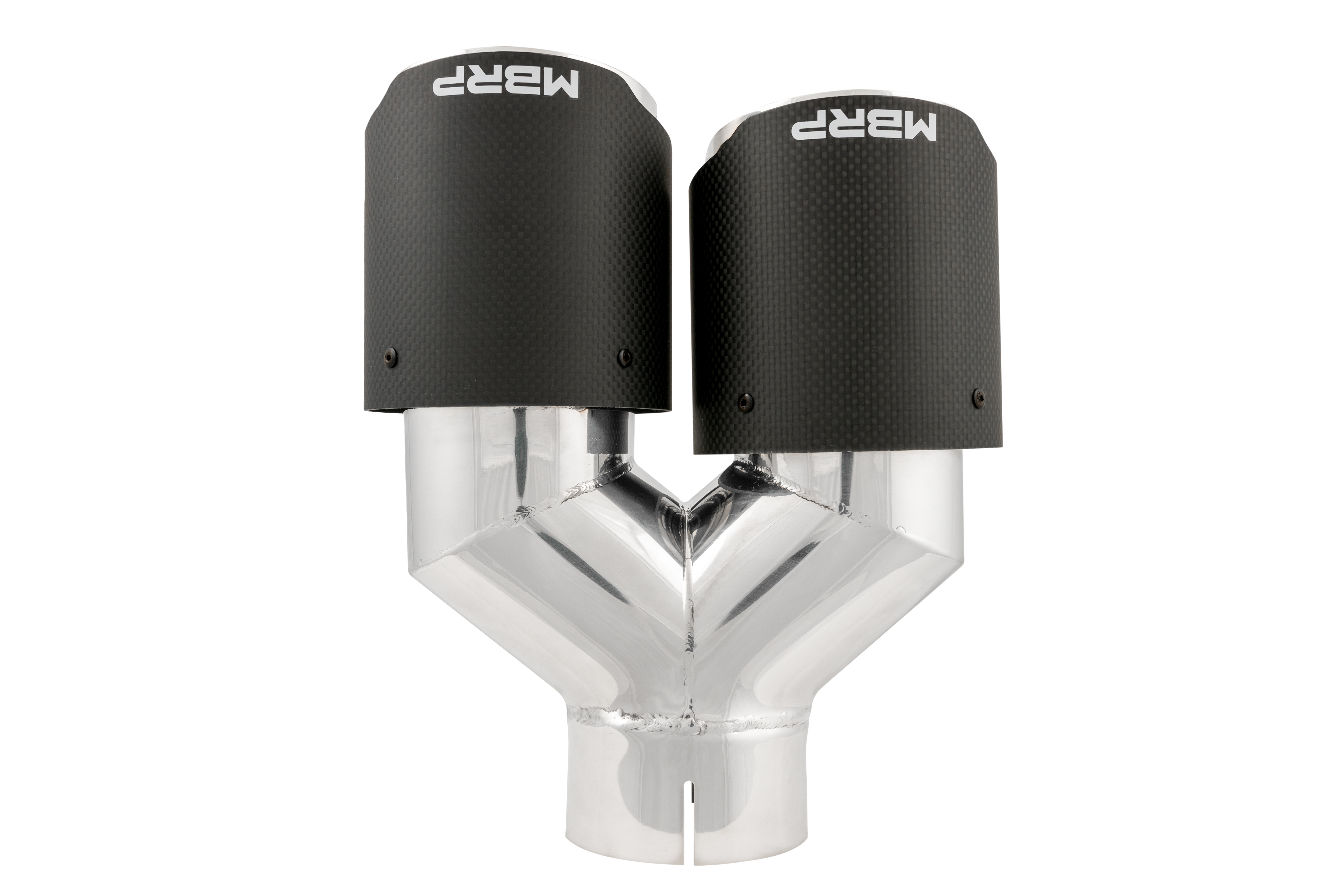 MBRP Exhaust T5183CF Tip; 4in. O.D Out; 3in. ID; Dual Wall; CF T304