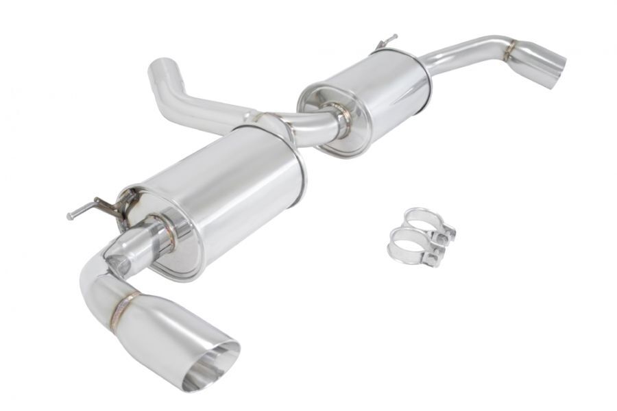 BMW X5 E70 2007-2013 inline6 Model Only (Exclude M Package) - Supremo axle back Stainless Rolled Tips by Megan Racing - MR-ABE-BE70-SRT