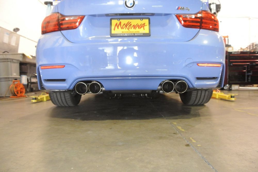 BMW M3 (F80) 15-19 / M4 (F82) 15-19 - Supremo Exhaust System - Raw Metal Tips by Megan Racing