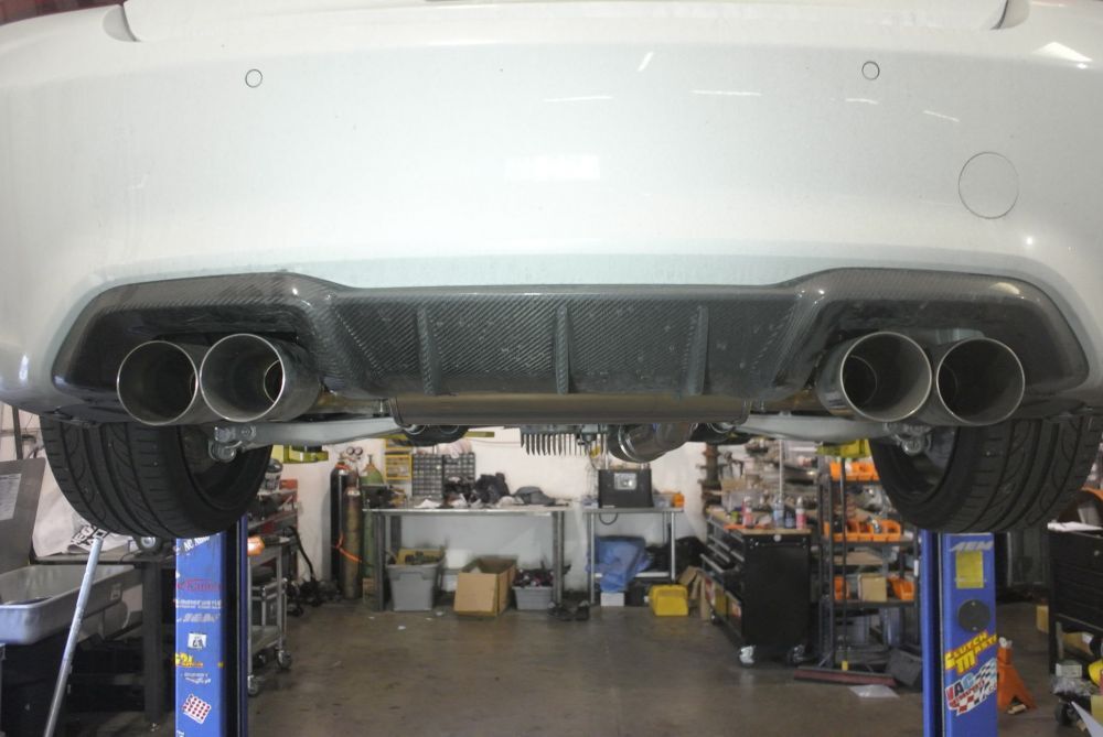 BMW M2 F87 2016+ Supremo Axle Back - Black Chrome Roll Tip by Megan Racing