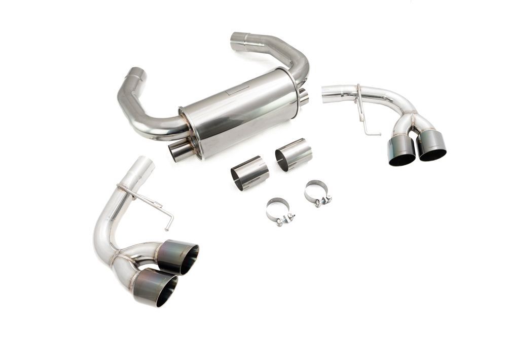 BMW M5 (F90) 2018+ Supremo Axle-Back Exhaust System (Black Chrome Tip) by Megan Racing - MR-ABE-BF90-BC