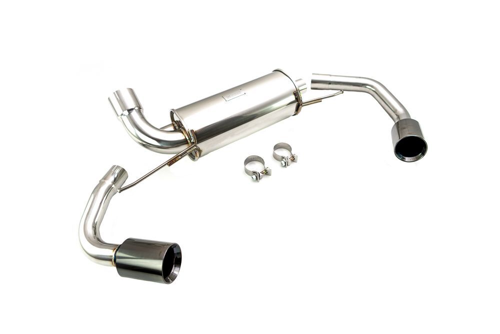 BMW 3-Series (G20 RWD) 2019+ Supremo Axle-Back Exhaust System (Black Chrome Tip) by Megan Racing