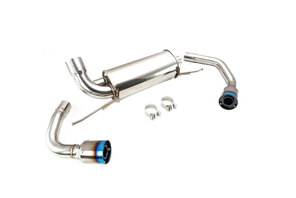 BMW 3-Series (G20 RWD) 2019+ Supremo Axle-Back Exhaust System (Burnt Tip) by Megan Racing - MR-ABE-BG20-BT