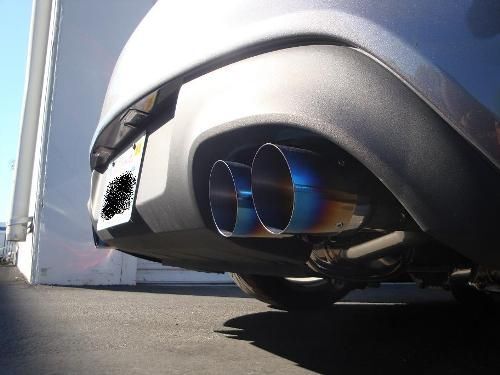 Hyundai Genesis Coupe 2009-2012 (2.0 Turbo/V6) - Stainless Rolled Tips - Axle Back by Megan Racing