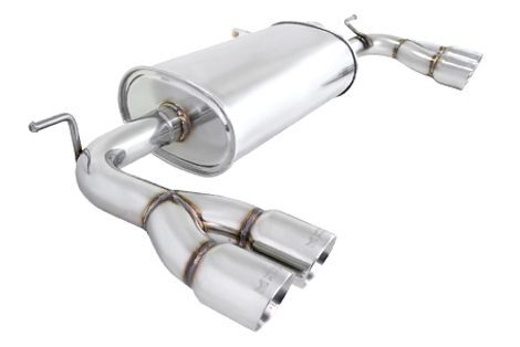 Hyundai Genesis Coupe 2009-2012 (2.0 Turbo/V6) - Stainless Rolled Tips - Axle Back by Megan Racing - MR-ABE-HG09-SRT
