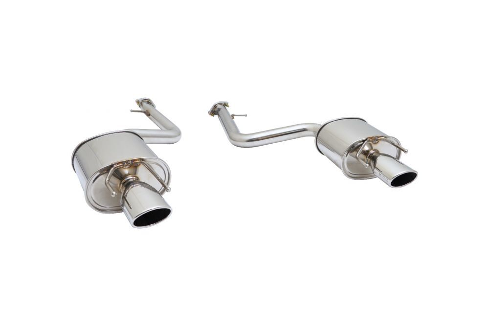 Lexus IS250 2014+ (2.5 V6) Axle Back Exhaust System (Stainless Tip) by Megan Racing - MR-ABE-LI14