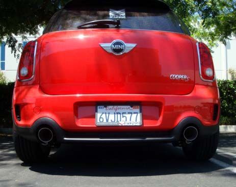 Mini Countryman R60 11-16 - Stainless Rolled Tips - Axle Back by Megan Racing