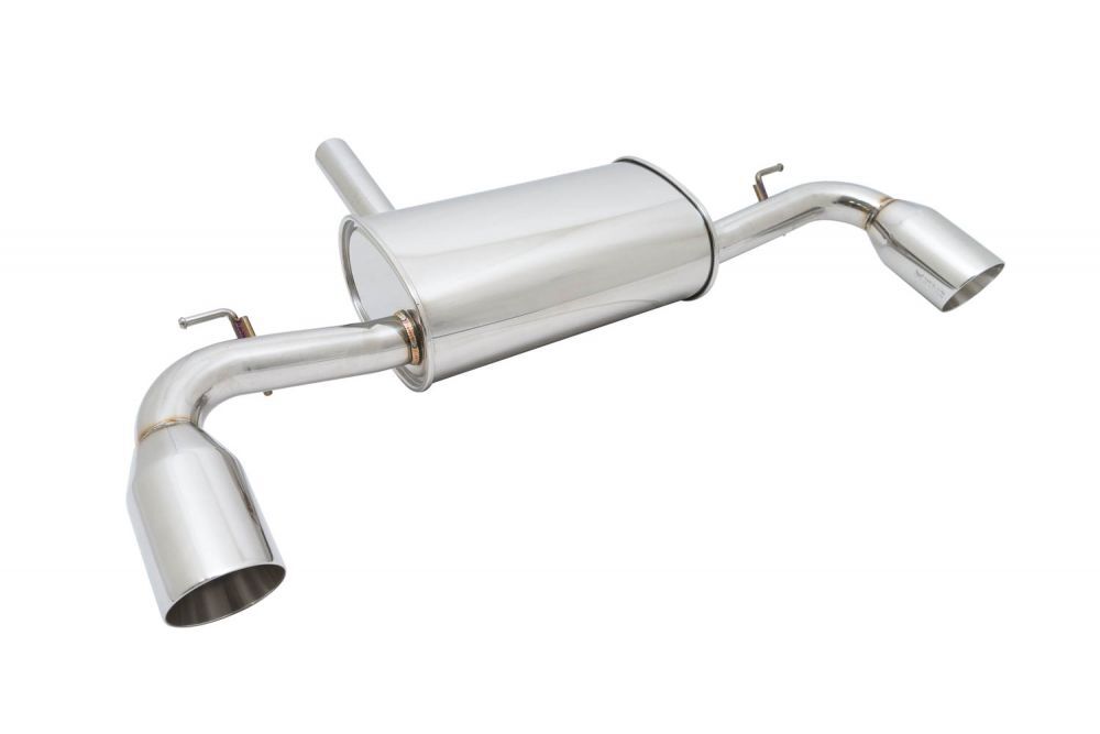 Mini Countryman R60 11-16 - Stainless Rolled Tips - Axle Back by Megan Racing - MR-ABE-MCC11-SRT
