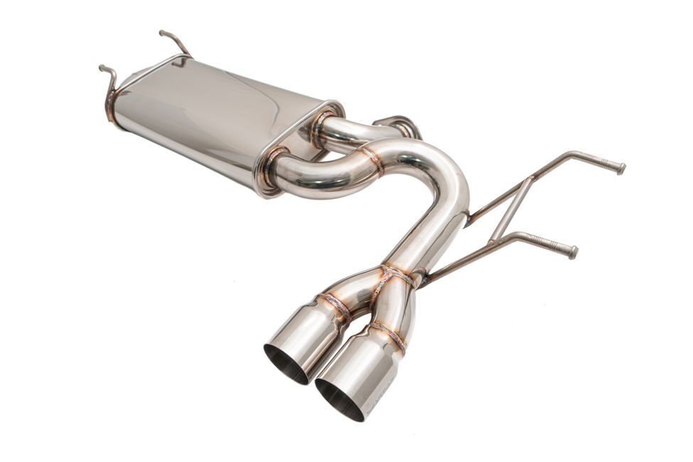 Mazda MX-5 2016+ Axle-Back Exhaust System (V2 - Dual Tip) by Megan Racing - MR-ABE-MMX515-V2
