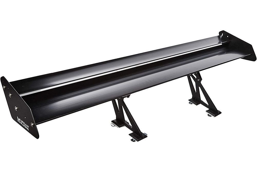 Aluminum GT Spoiler Black by Megan Racing - MR-AS-GT56BL