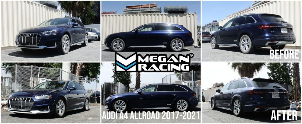 Audi A4/A5 17+ (48mm Front Strut, INCL Allroad) EU Series Coilover by Megan Racing