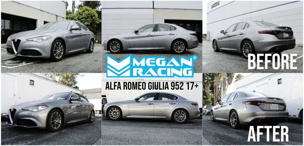 Alfa Romeo Giulia 17+ 952 (EXC Quadrifoglio) EU Series Coilover Kit by Megan Racing