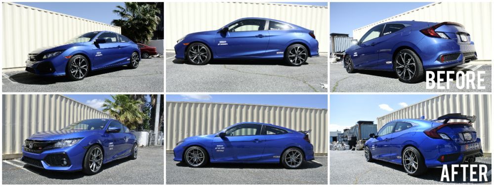 Honda Civic 2017+ Track Series Coilovers by Megan Racing