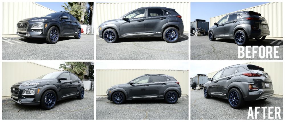 Hyundai Kona 2018+ FWD (Rear Torsion Beam) EZII Series Coilover by Megan Racing