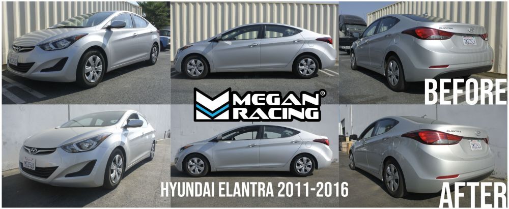 Lowering Springs for Hyundai Elantra 11-16 by Megan Racing