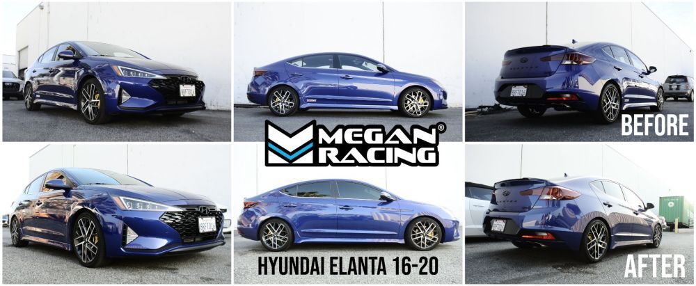 Hyundai Elantra 16-20 (Multi-Link Rear Suspension, AD Chassis) Lowering Springs by Megan Racing