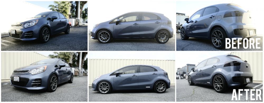 Kia Rio 12-17 Lowering Springs (5dr, Torsion Beam Only) by Megan Racing