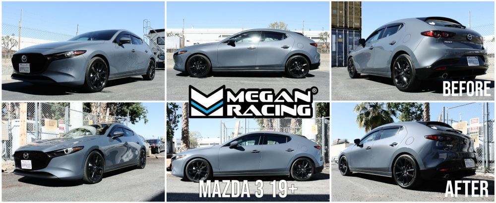 Mazda 3 2019+ (Hatchback, FWD) Lowering Springs by Megan Racing