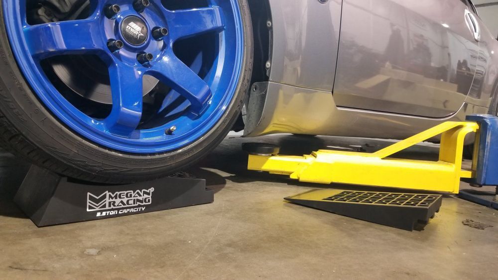 2-Piece Low Profile Drive-On Ramps (Set of 2) by Megan Racing