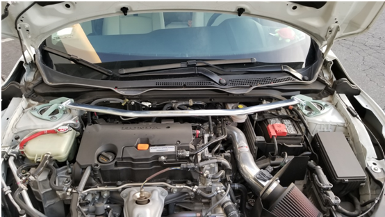 Honda Civic 16-21 (EXC TypeR/Hatchbacks) Race Spec Front Upper by Megan Racing
