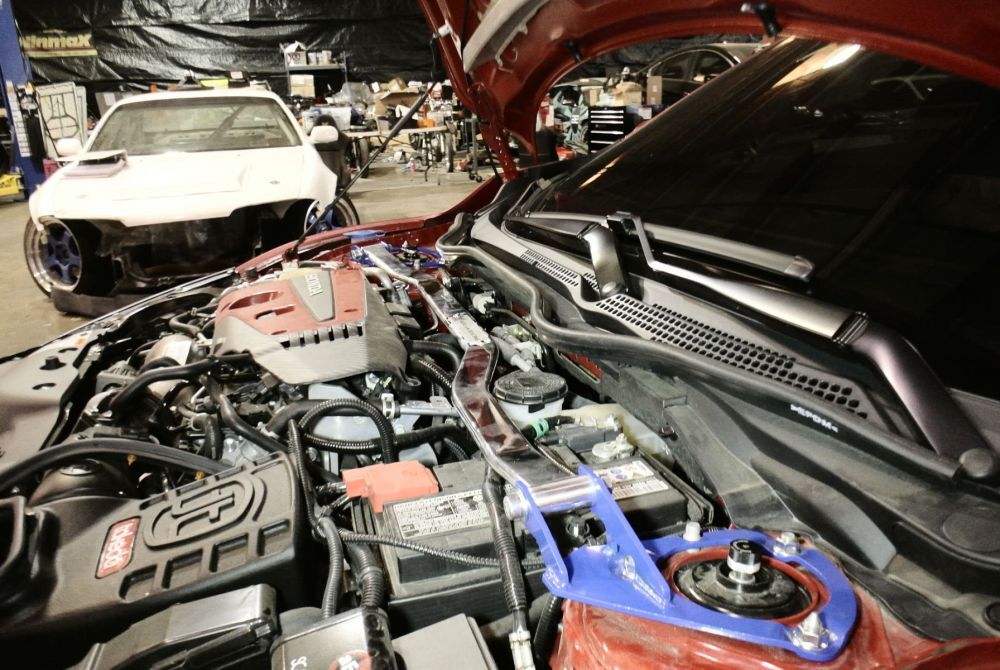 Honda Civic Type-R (FK8) 2017+ Front Upper Race-Spec Strut Bar by Megan Racing