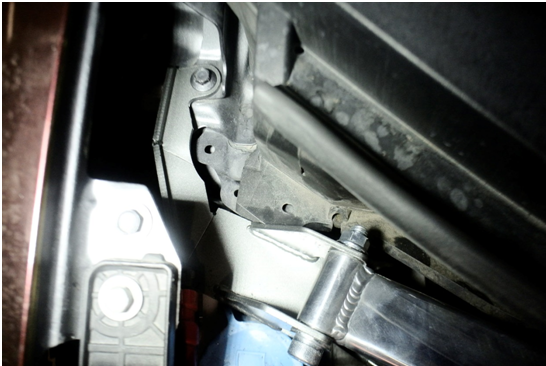 Honda Fit 2009-2014 Front Upper Race-Spec Strut Tower Bars by Megan Racing