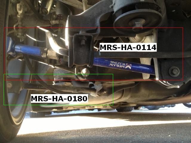 Honda Accord 13-17 Rear Traction Rod by Megan Racing