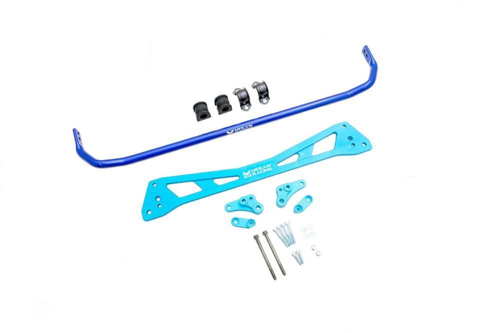 Honda Civic 92-95 Rear Sway Bar (25mm) & Subframe Brace Kit by Megan Racing - MRS-HA-0381