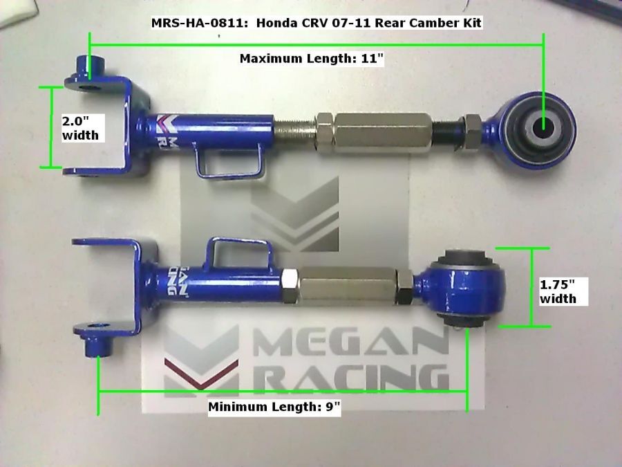 Rear Camber Kit for Honda CRV 07-11 by Megan Racing