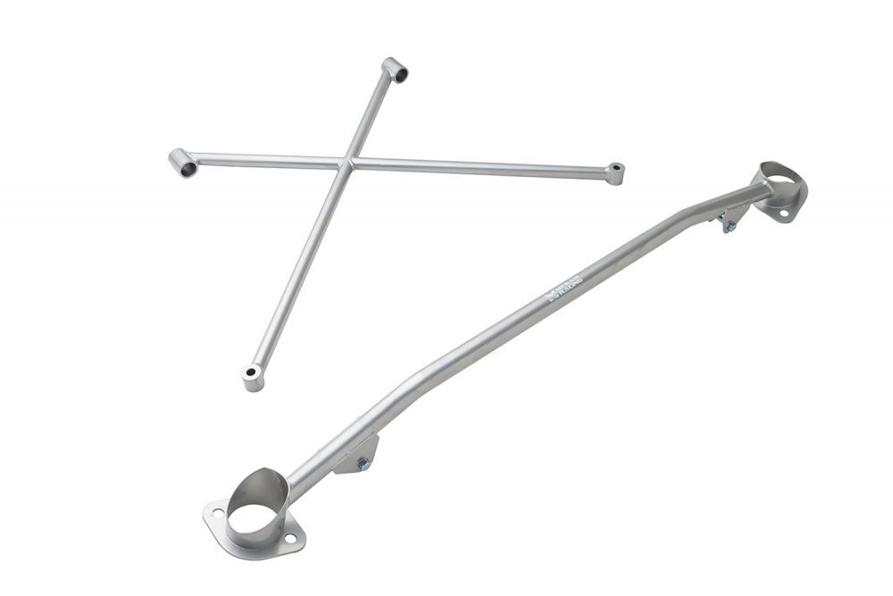 Race-Spec Strut Tower Bars for Honda S2000 00-09 (SILVER) by Megan Racing - XBAR-S2K-S