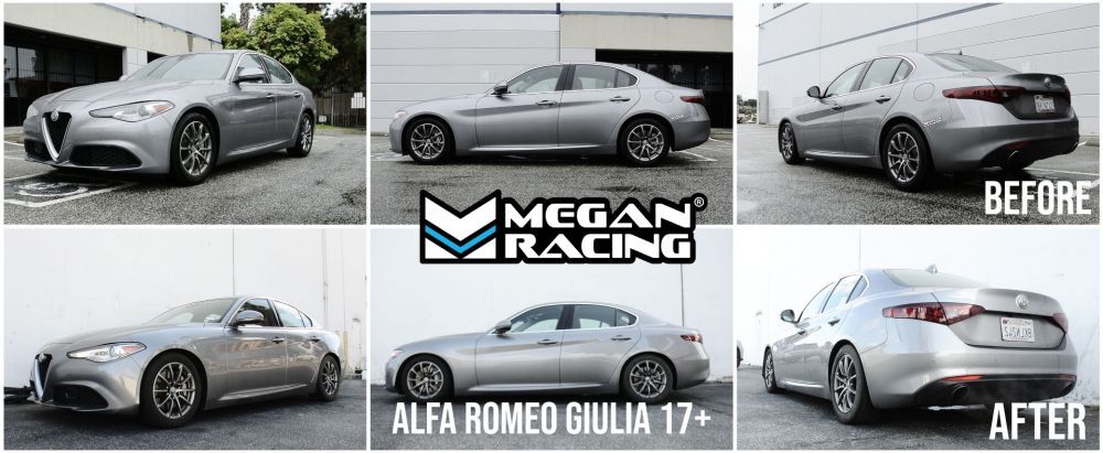 Alfa Romeo Giulia 17+ (EXC Quadrifoglio) Lowering Springs by Megan Racing